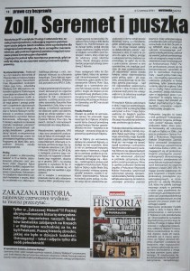 Zoll, Seremet i puszka Pandory, Warszawska Gazeta Nr 23, 06-12.06.2014, strona 18
