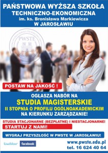 Studia magisterskie w Jarosławiu-plakat A2 wersja 1