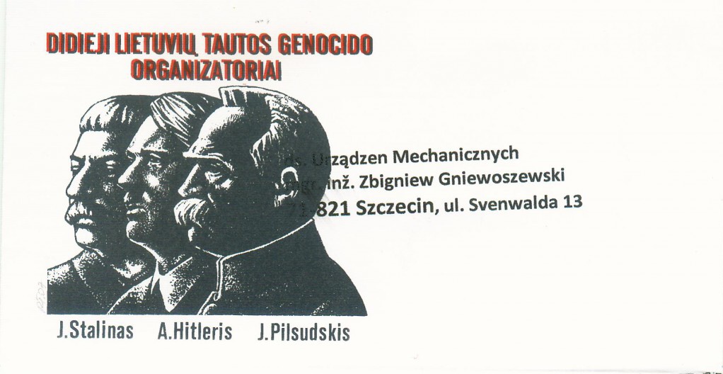 Litwini oficjalnie zestawiają Józefa Piłsudskiego z Hitlerem i Stalinem