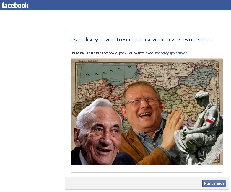 „Ukraiński syndrom” na *facebook’u* czyli O czym dzisiaj nie wolno mówić !