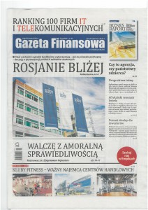Gazeta Finansowa, Nr 25, 20-26.06.2014, okładka