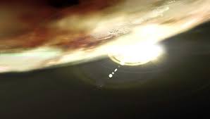 UFO wielkości Ziemi orbituje wokół Słońca