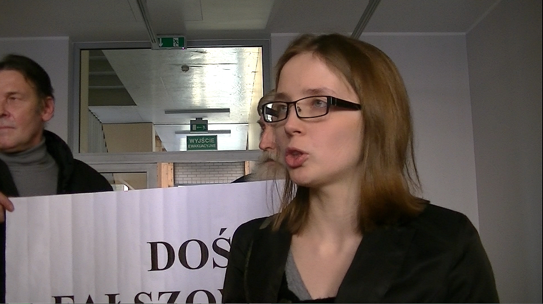 Protest wyborczy Doroty Stańczyk przed ławą przysięgłych