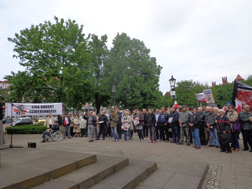 Gdańsk obala system- manifestacja przedwyborcza