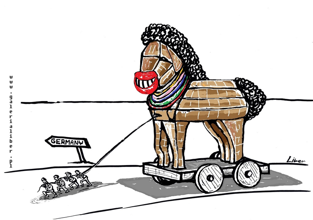 Koń uchodźca w murach europejskiej „demokracji”