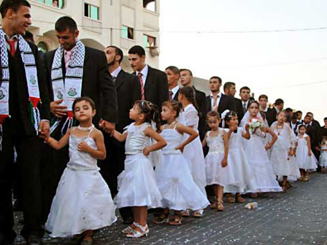 zbiorowy ślub członków Hamasu