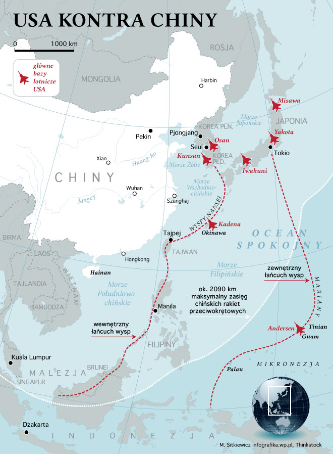 Zasięg przyszłego konfliktu