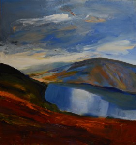 24a.Wicklow Mountains ,Ireland ,,acrylique et huile sur toile, en plein air,,Mariusz Kiryła 2016r. (3 z 12)