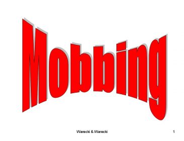 Mobbing (I)