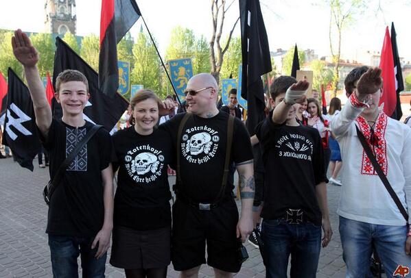 naziści na Ukrainie